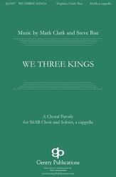 We Three Kings SSAB choral sheet music cover